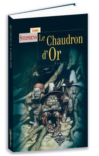 Couverture du livre « Le chaudron d'or » de James Stephens aux éditions Terre De Brume