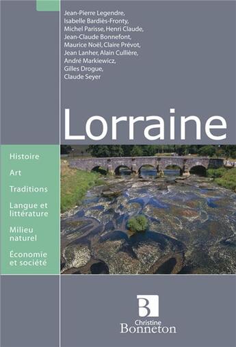 Couverture du livre « Lorraine » de  aux éditions Bonneton