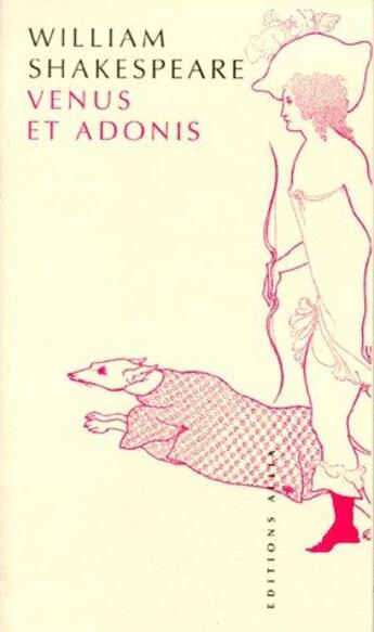 Couverture du livre « Venus et Adonis » de William Shakespeare aux éditions Allia