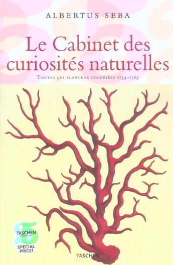 Couverture du livre « Albertus seba. cabinet of natural curiosities - fp » de  aux éditions Taschen