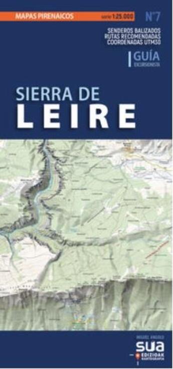 Couverture du livre « Leire - mapas pirenaicos » de Miguel Angulo aux éditions Sua