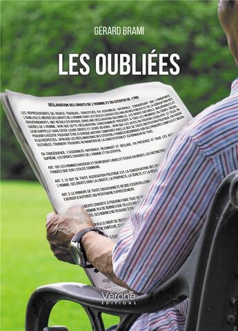 Couverture du livre « Les oubliées » de Gerard Brami aux éditions Verone