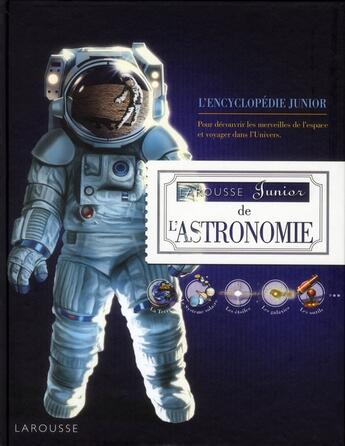 Couverture du livre « Larousse junior de l'astronomie » de  aux éditions Larousse