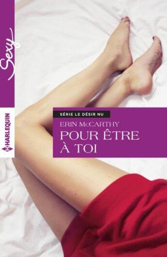 Couverture du livre « Pour être à toi » de Mccarthy Erin aux éditions Harlequin