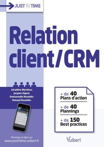 Couverture du livre « Relation client/CRM » de  aux éditions Vuibert