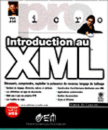 Couverture du livre « Introduction Au Xml » de M Saint Laurent aux éditions Eyrolles