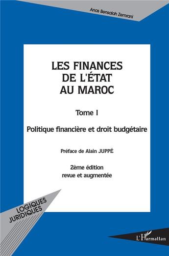 Couverture du livre « Les finances de l'Etat au Maroc t.1 » de  aux éditions L'harmattan