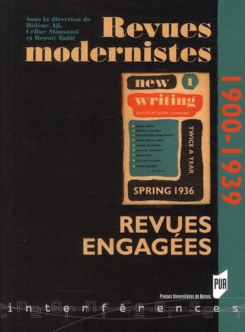 Couverture du livre « Revues moderniste, revues engagées » de  aux éditions Pu De Rennes