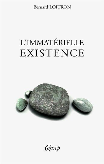 Couverture du livre « L'immaterielle existence » de Bernard Loitron aux éditions Editions De Paris