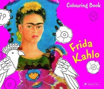 Couverture du livre « Coloring book frida kahlo » de Doris Kutschbach aux éditions Prestel