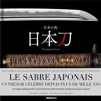 Couverture du livre « Le sabre japonais » de  aux éditions Nuinui