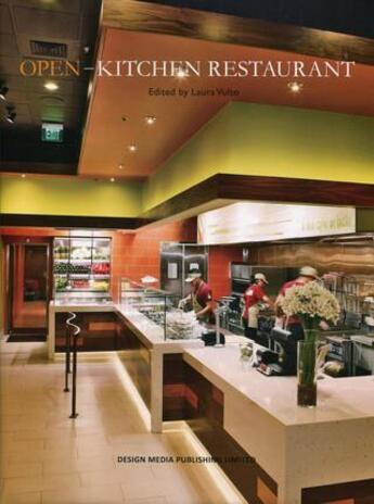 Couverture du livre « Open-kitchen restaurant » de Laura Vulto aux éditions Design Media