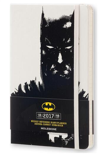 Couverture du livre « Agenda 18 mois semainier Batman 2016-2017 grand format » de  aux éditions Moleskine