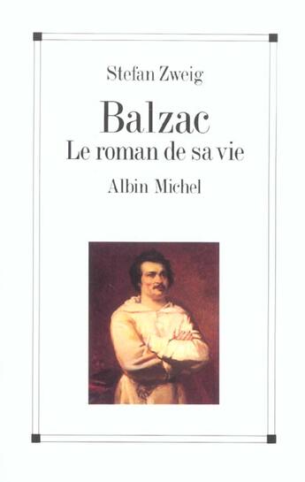 Couverture du livre « Balzac » de Stefan Zweig aux éditions Albin Michel