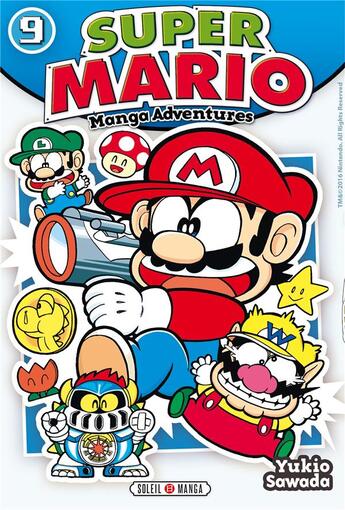 Couverture du livre « Super Mario ; manga adventures Tome 9 » de Yukio Sawada aux éditions Soleil