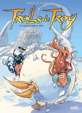 Couverture du livre « Trolls de Troy Tome 24 : un caillou sur la tête » de Christophe Arleston et Jean-Louis Mourier aux éditions Soleil