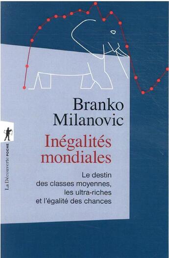 Couverture du livre « Inégalités mondiales : le destin des classes moyennes, les ultra-riches et l'égalité des chances » de Branko Milanovic aux éditions La Decouverte