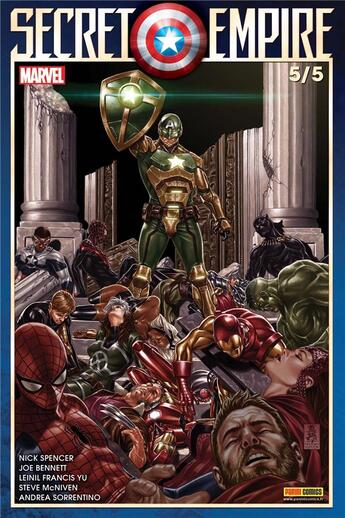 Couverture du livre « Secret Empire n.5 » de Secret Empire aux éditions Panini Comics Fascicules