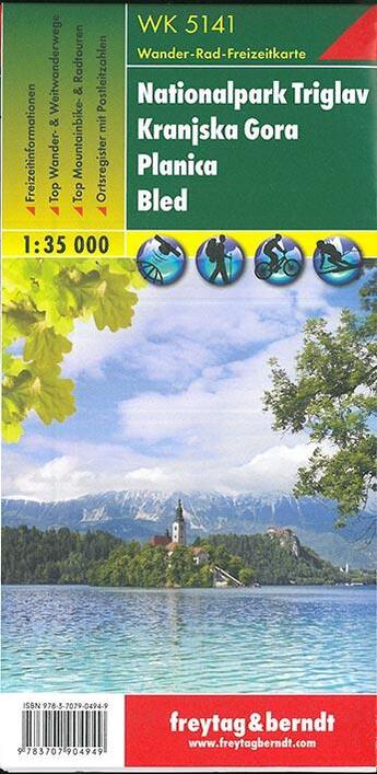 Couverture du livre « Nationalpark triglav kranjska gora » de  aux éditions Freytag Und Berndt