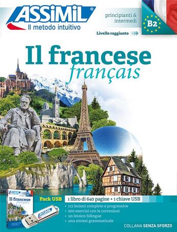 Couverture du livre « Il francese ; B2 (édition 2017) » de Anthony Bulger et Jean-Loup Cherel et Maurizio Bagatin aux éditions Assimil