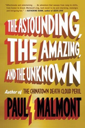 Couverture du livre « The Astounding, the Amazing, and the Unknown » de Paul Malmont aux éditions Simon & Schuster