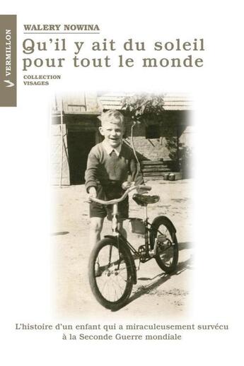 Couverture du livre « Qu'il y ait du soleil pour tout le monde » de Walery Nowina aux éditions Éditions Du Vermillon