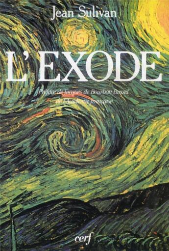 Couverture du livre « L'exode » de Jean Sulivan aux éditions Cerf