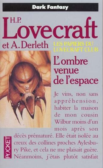 Couverture du livre « L'ombre venue de l'espace - tome 4 - vol04 » de Howard Phillips Lovecraft et A Derleth aux éditions Pocket