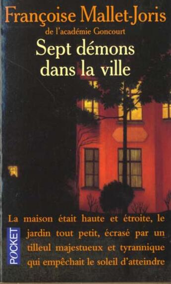 Couverture du livre « Sept Demons Dans La Ville » de Francoise Mallet-Joris aux éditions Pocket