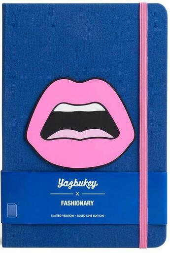 Couverture du livre « Fashionary x yazbukey c'est ahh pink ruled a5 notebook » de  aux éditions Fashionary