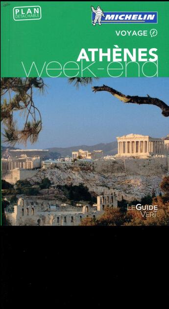 Couverture du livre « Guide vert week-end athenes » de Collectif Michelin aux éditions Michelin