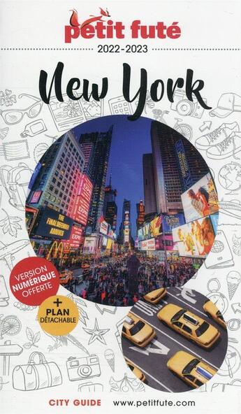 Couverture du livre « GUIDE PETIT FUTE ; CITY GUIDE ; New York (édition 2022/2023) » de Collectif Petit Fute aux éditions Le Petit Fute