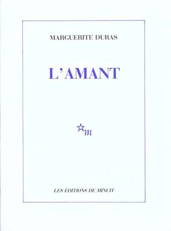 Couverture du livre « L'amant » de Marguerite Duras aux éditions Minuit