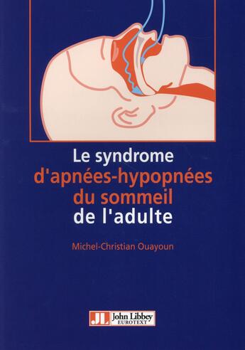 Couverture du livre « Le syndrome d'apnées hypopnées du sommeil de l'adulte » de Michel-Christian Ouayoun aux éditions John Libbey