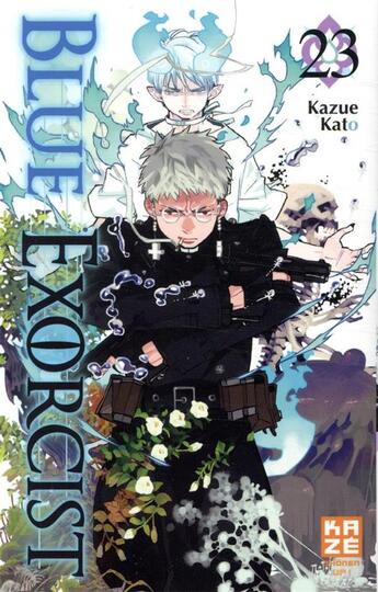 Couverture du livre « Blue exorcist t.23 » de Kazue Kato aux éditions Crunchyroll