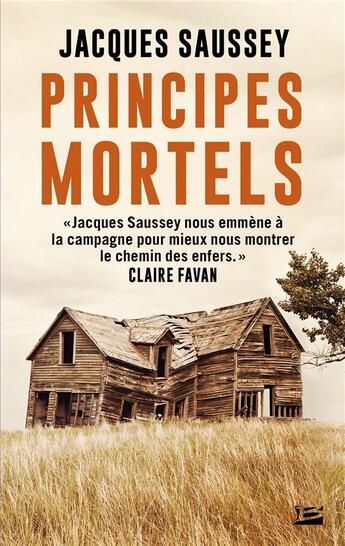 Couverture du livre « Principes mortels » de Jacques Saussey aux éditions Bragelonne