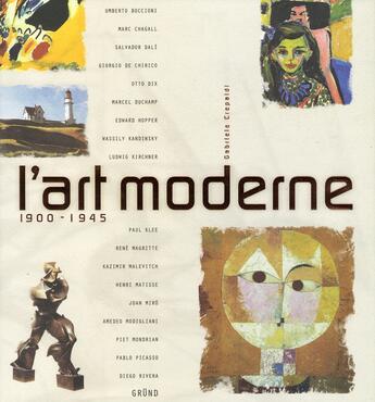 Couverture du livre « L'art moderne » de Gabriele Crepaldi aux éditions Grund