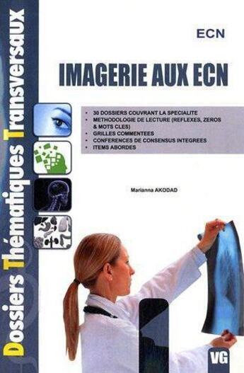 Couverture du livre « Dtt imagerie aux ecn » de M.Akodad aux éditions Vernazobres Grego