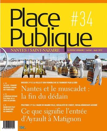 Couverture du livre « PLACE PUBLIQUE n.34 ; Nantes Saint-Nazaire » de  aux éditions Joca Seria