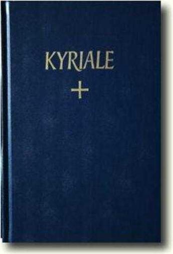 Couverture du livre « Kyriale » de  aux éditions Solesmes