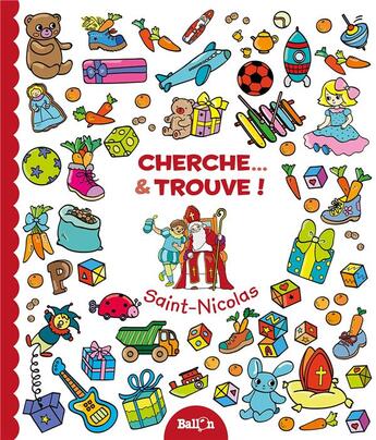 Couverture du livre « Cherche et trouve : saint-nicolas » de  aux éditions Le Ballon