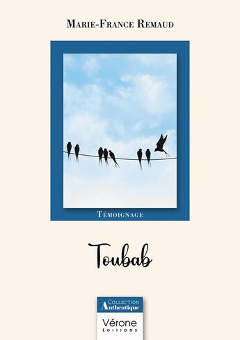 Couverture du livre « Toubab » de Marie-France Remaud aux éditions Verone