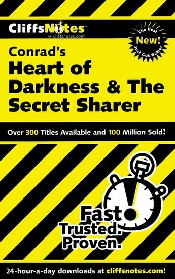 Couverture du livre « CliffsNotes on Conrad's Heart of Darkness & The Secret Sharer » de Moran Daniel aux éditions Houghton Mifflin Harcourt