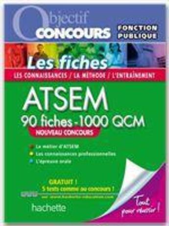 Couverture du livre « Fiches ATSEM (édition 2012) » de Cheyrouze et Blanchard aux éditions Hachette Education