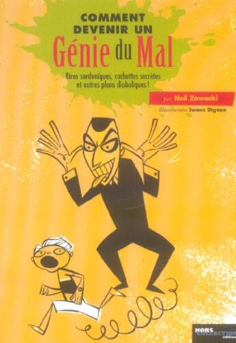 Couverture du livre « Comment Devenir Un Genie Du Mal » de Neil Zawacki aux éditions Hors Collection