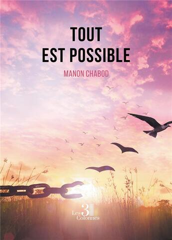 Couverture du livre « Tout est possible » de Manon Chabod aux éditions Les Trois Colonnes