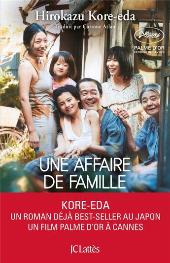 Couverture du livre « Une affaire de famille » de Hirokazu Kore-Eda aux éditions Lattes