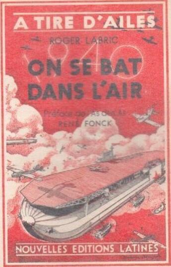 Couverture du livre « On se bat dans l'air » de Roger Labric aux éditions Nel