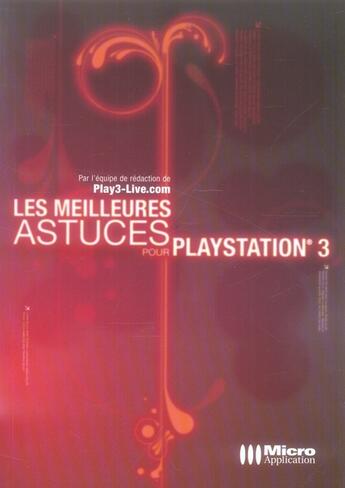 Couverture du livre « Les meilleures astuces pour playstation 3 » de Scannella/Blint aux éditions Ma