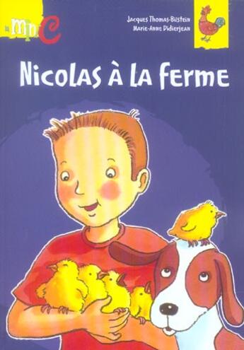 Couverture du livre « Nicolas A La Ferme » de Jacques Thomas-Bilstein aux éditions Hemma